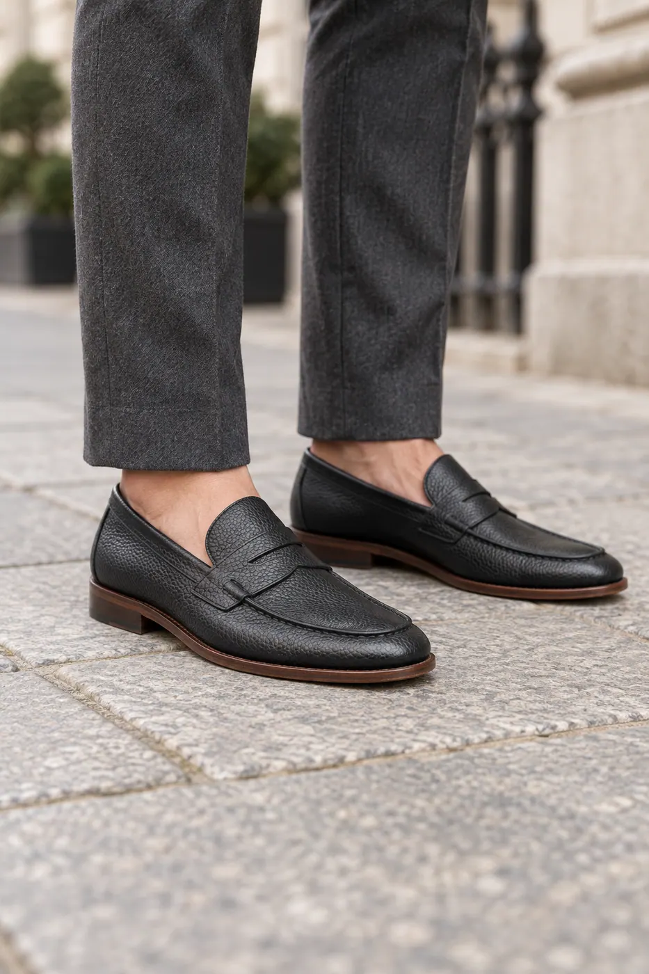 D130-14 Klasik Loafer Siyah