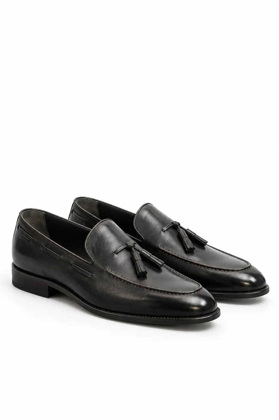 308 Püsküllü Loafer Siyah görsel 3