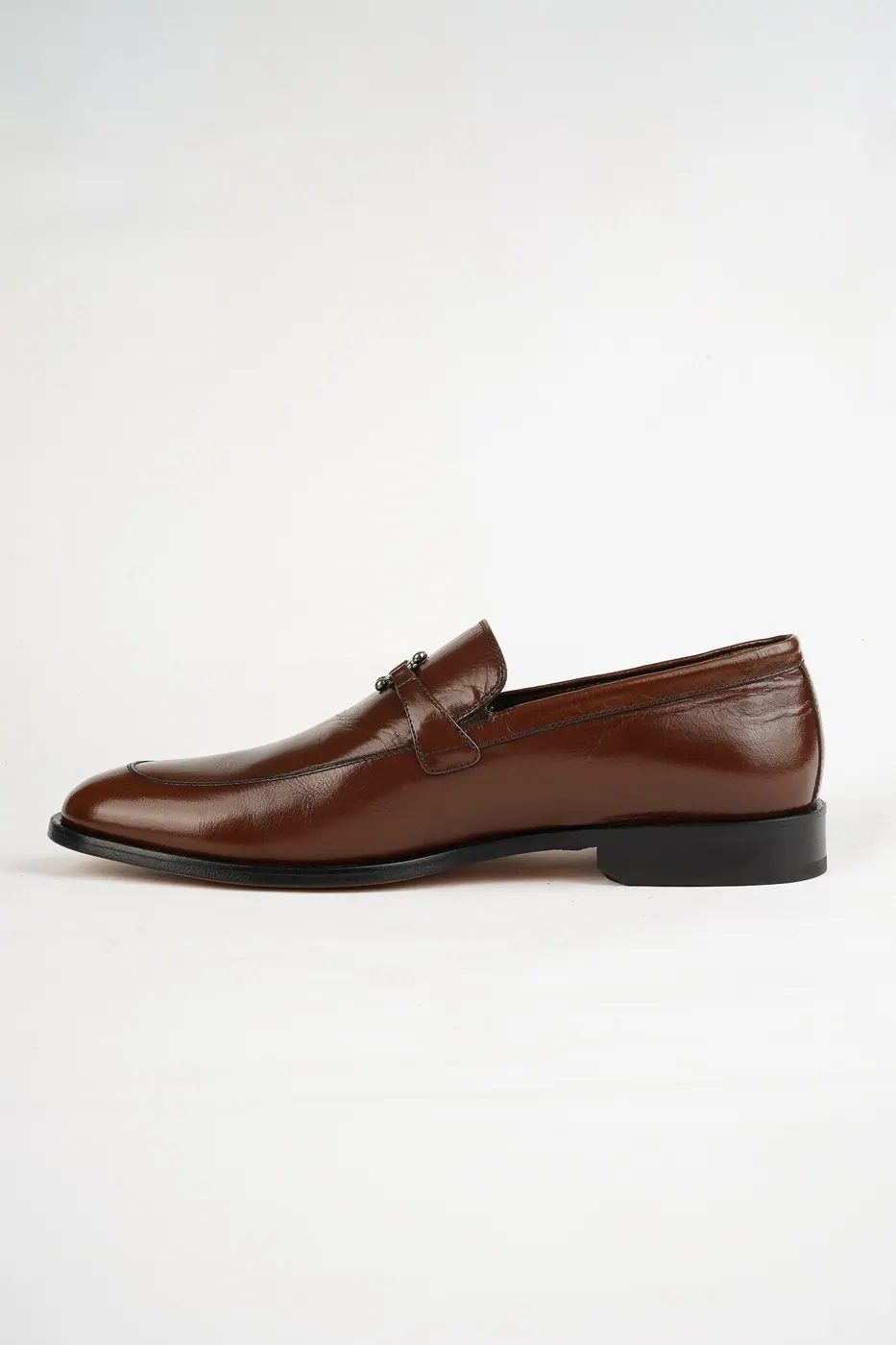1863 Metal Aksesuarlı Loafer Taba görsel 6