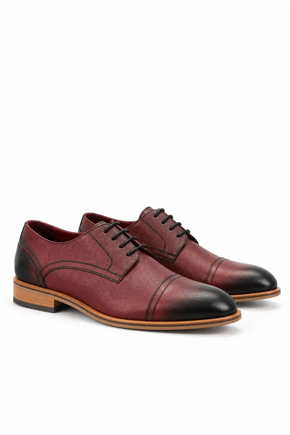 213 Klasik Derby Bordo görsel 3