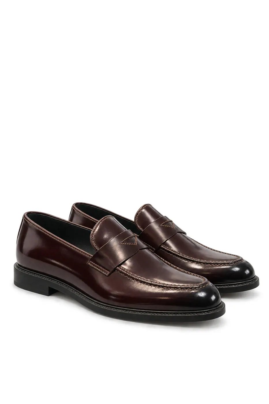 2 Rugan Penny Loafer Bordo görsel 3