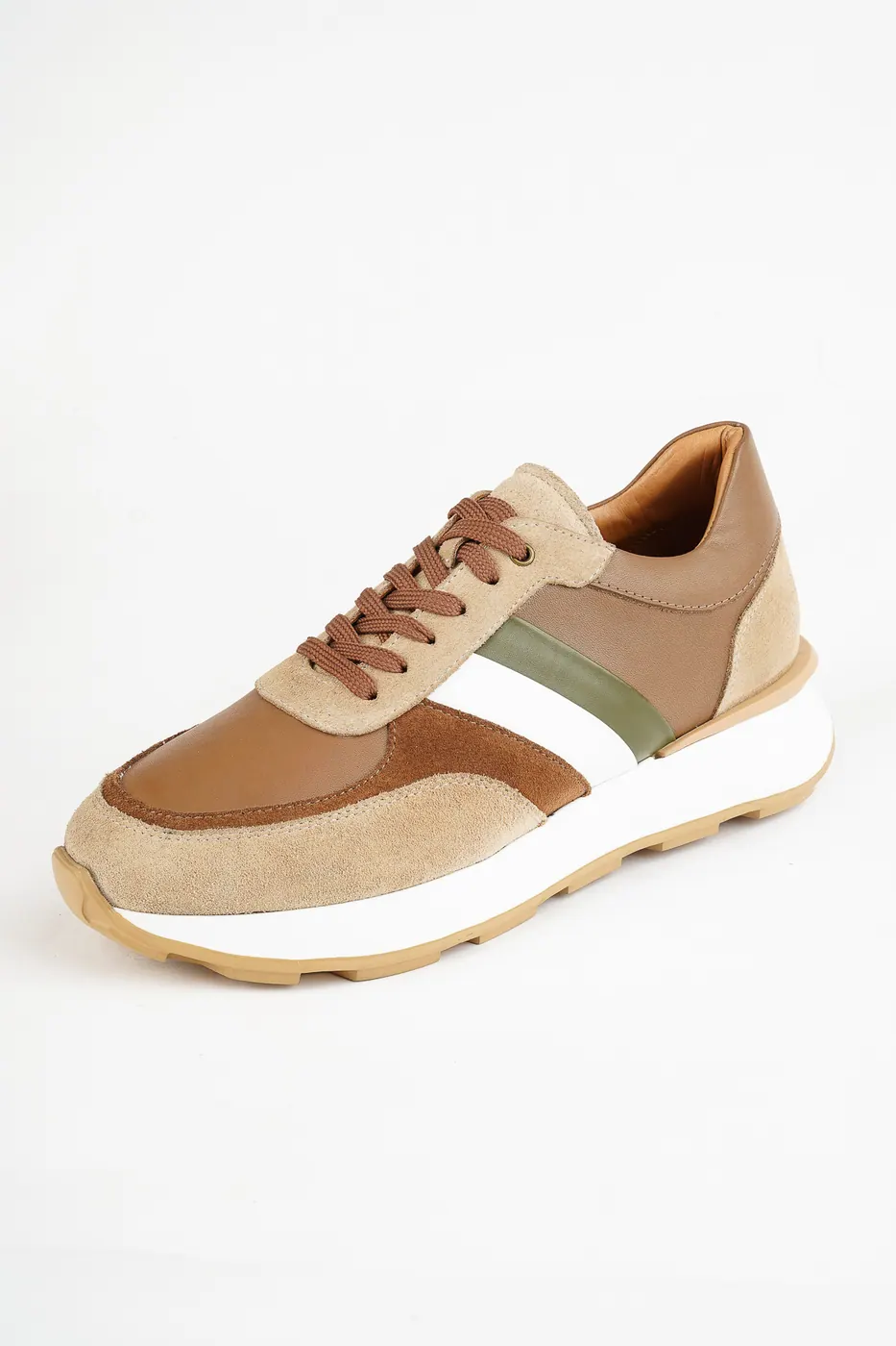 1579 Sneaker Bej görsel 4