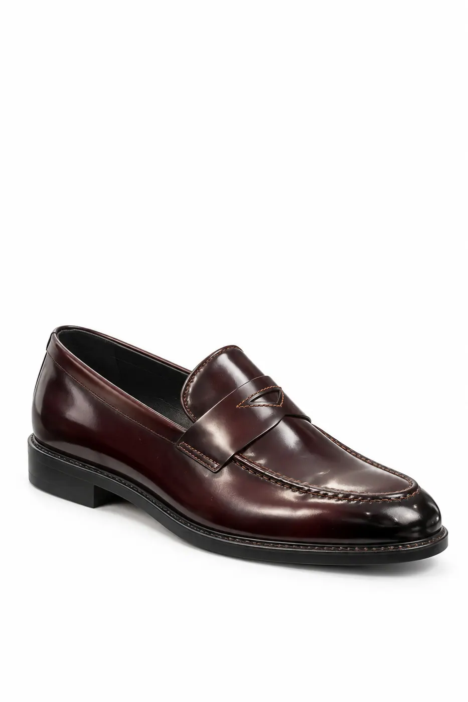 2 Rugan Penny Loafer Bordo görsel 4