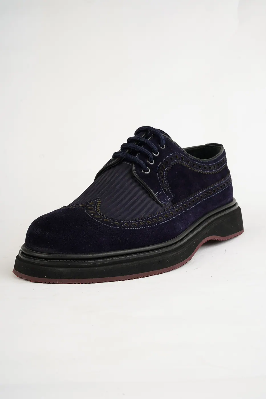 1905 Brogue Ayakkabı Lacivert görsel 3