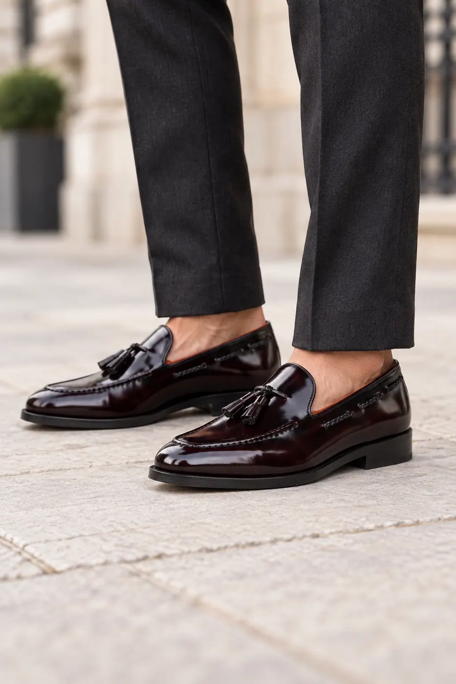 1811 Püsküllü Loafer — Kahve