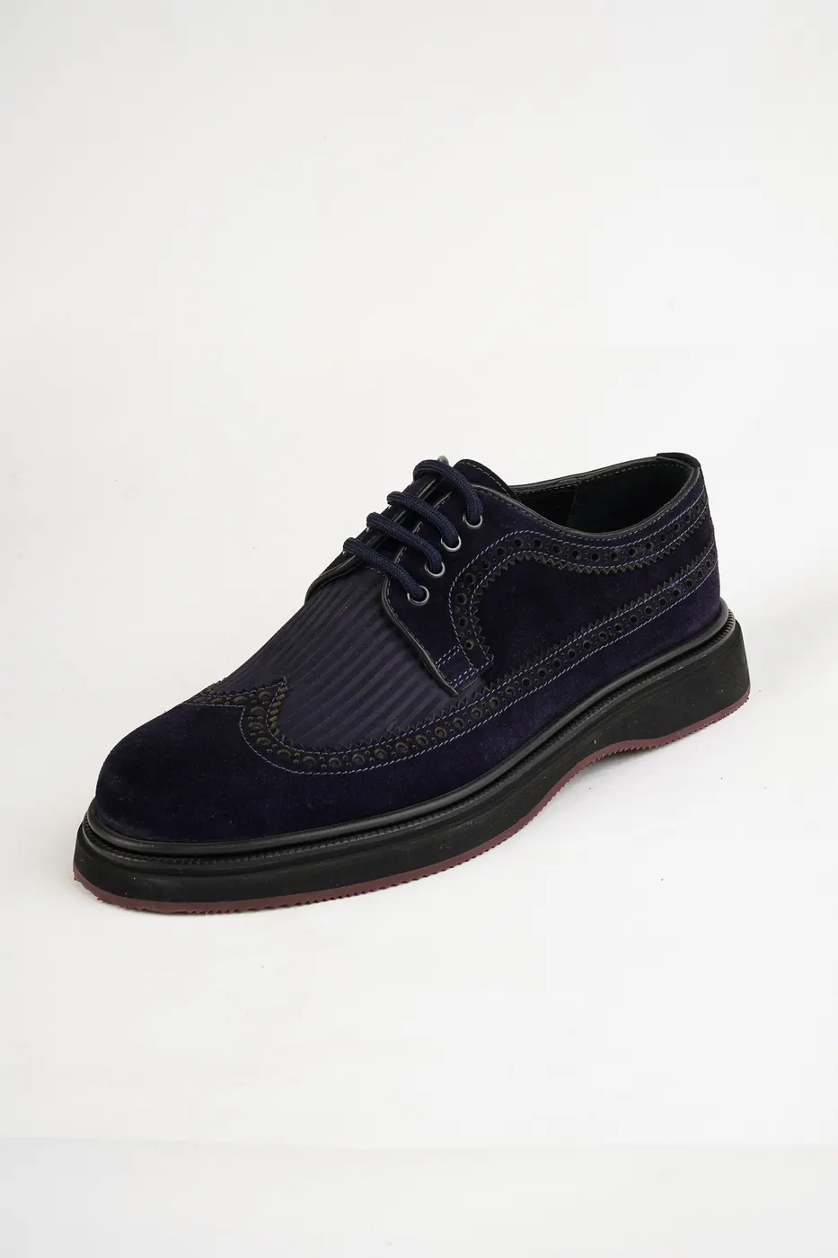 1905 Brogue Ayakkabı Lacivert görsel 4