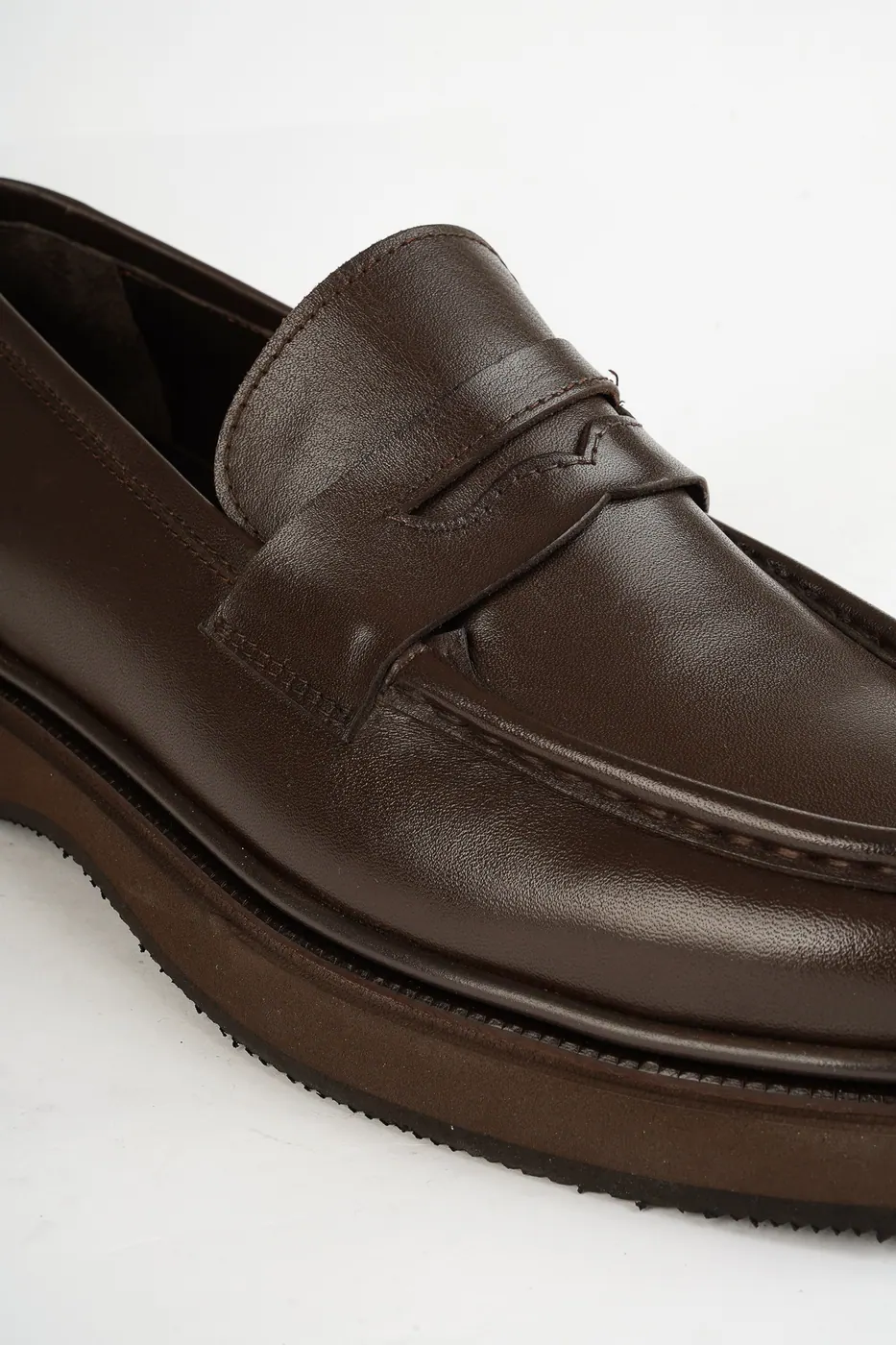 3236 Loafer Kahve Deri görsel 5
