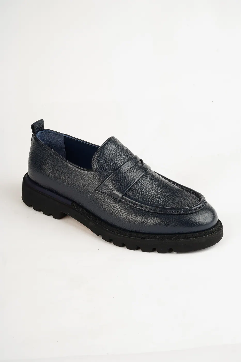 1517 Loafer Lacivert Deri görsel 4