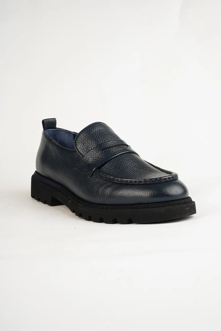 1517 Loafer Lacivert Deri görsel 3