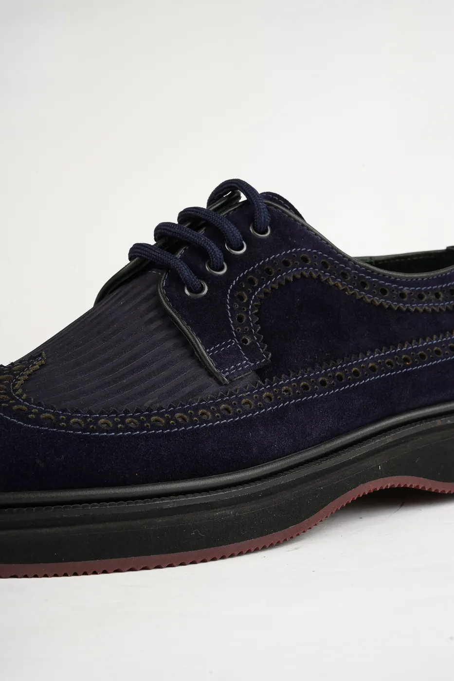 1905 Brogue Ayakkabı Lacivert görsel 5