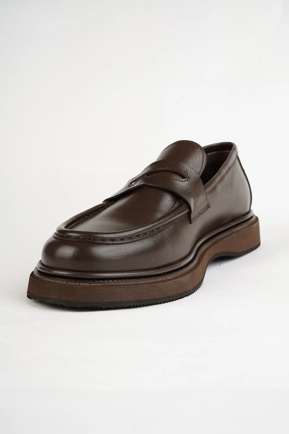 3236 Loafer Kahve Deri görsel 7