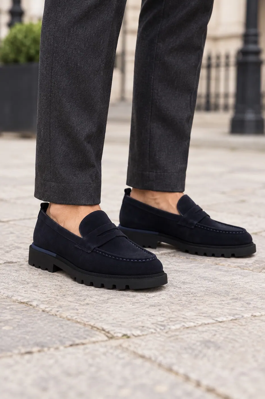 1517 Loafer Lacivert Suede