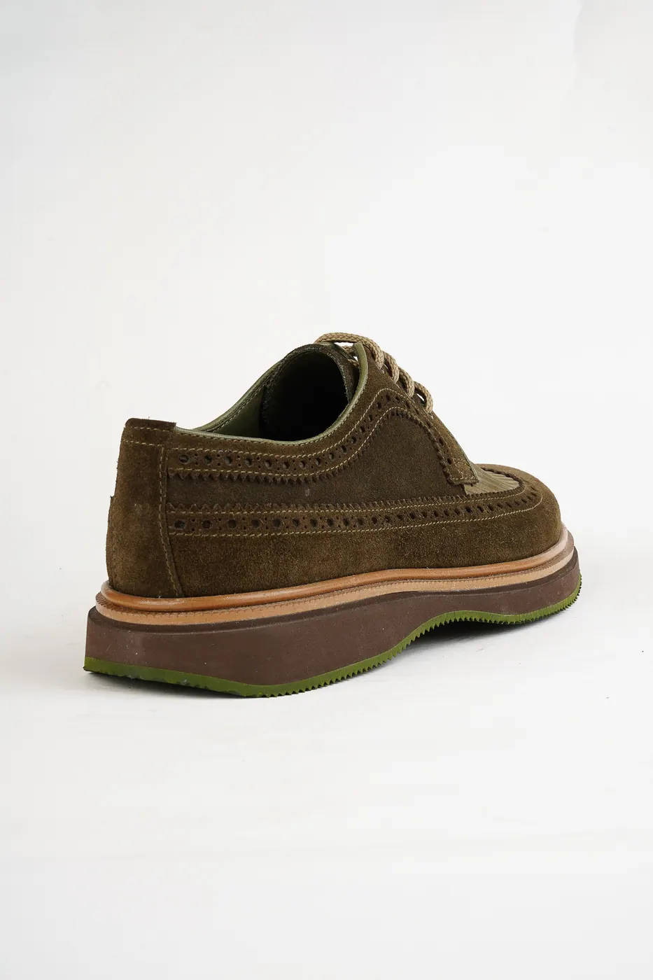 1905 Brogue Ayakkabı Haki görsel 7