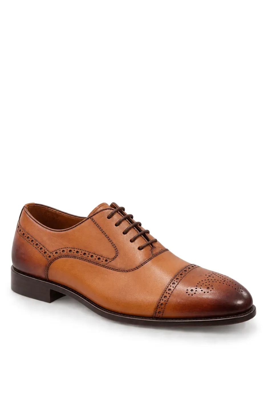 303 Brogue Oxford Taba görsel 4