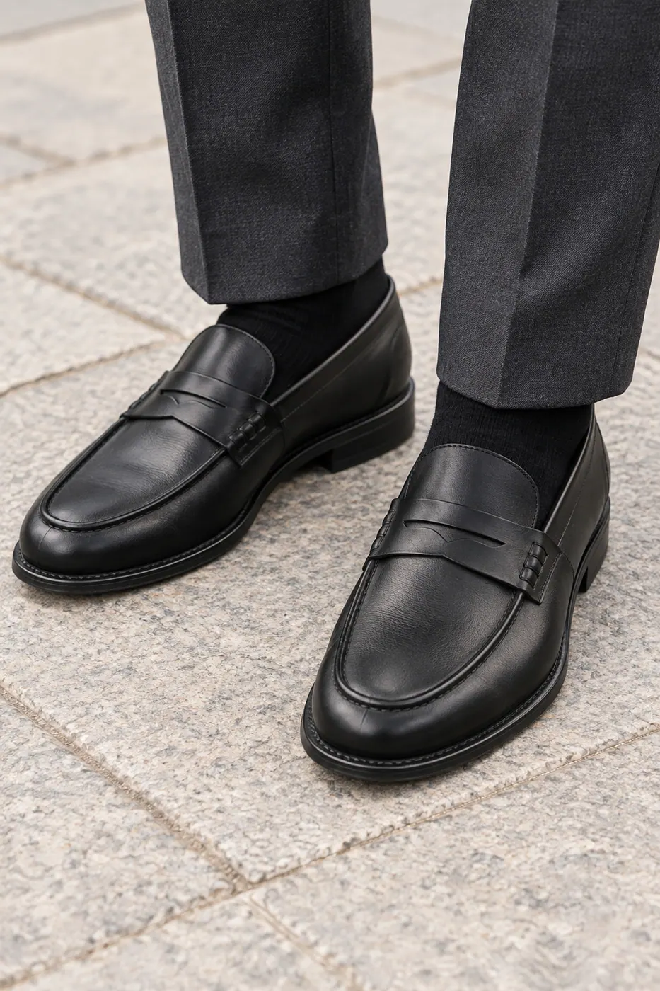 17 Penny Loafer — Siyah